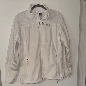 Mountain Hardwear Soft White Fleece Jacket